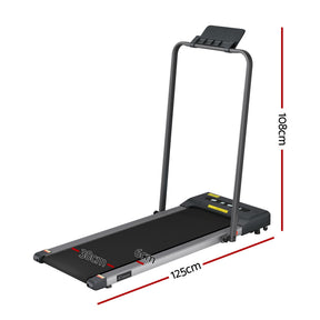 Everfit 2-in-1 Walking Pad Treadmill Under Desk Home Fitness Grey