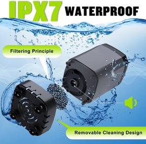 Portable Camping Shower Pump – Rechargeable 6000mAh with LED Display