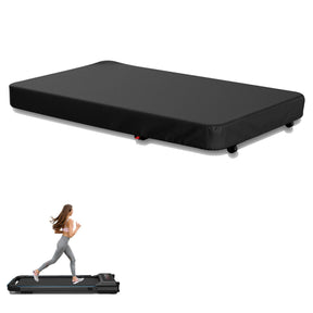 Treadmill Cover, Waterproof and Dustproof Walking Pad Cover Fit for Portable Folding Treadmills Home & Office UV Protection Walking Pad Treadmill Covers (Black 125*54*15CM)