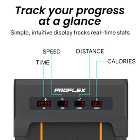 PROFLEX Walking Pad Under Desk Treadmill Foldable LCD Remote