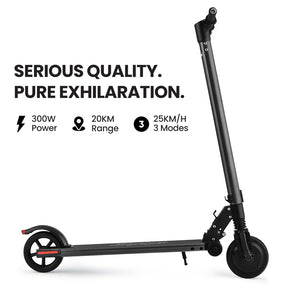 ALPHA Peak 300W Electric Scooter 10Ah Suspension Adults & Teens Black