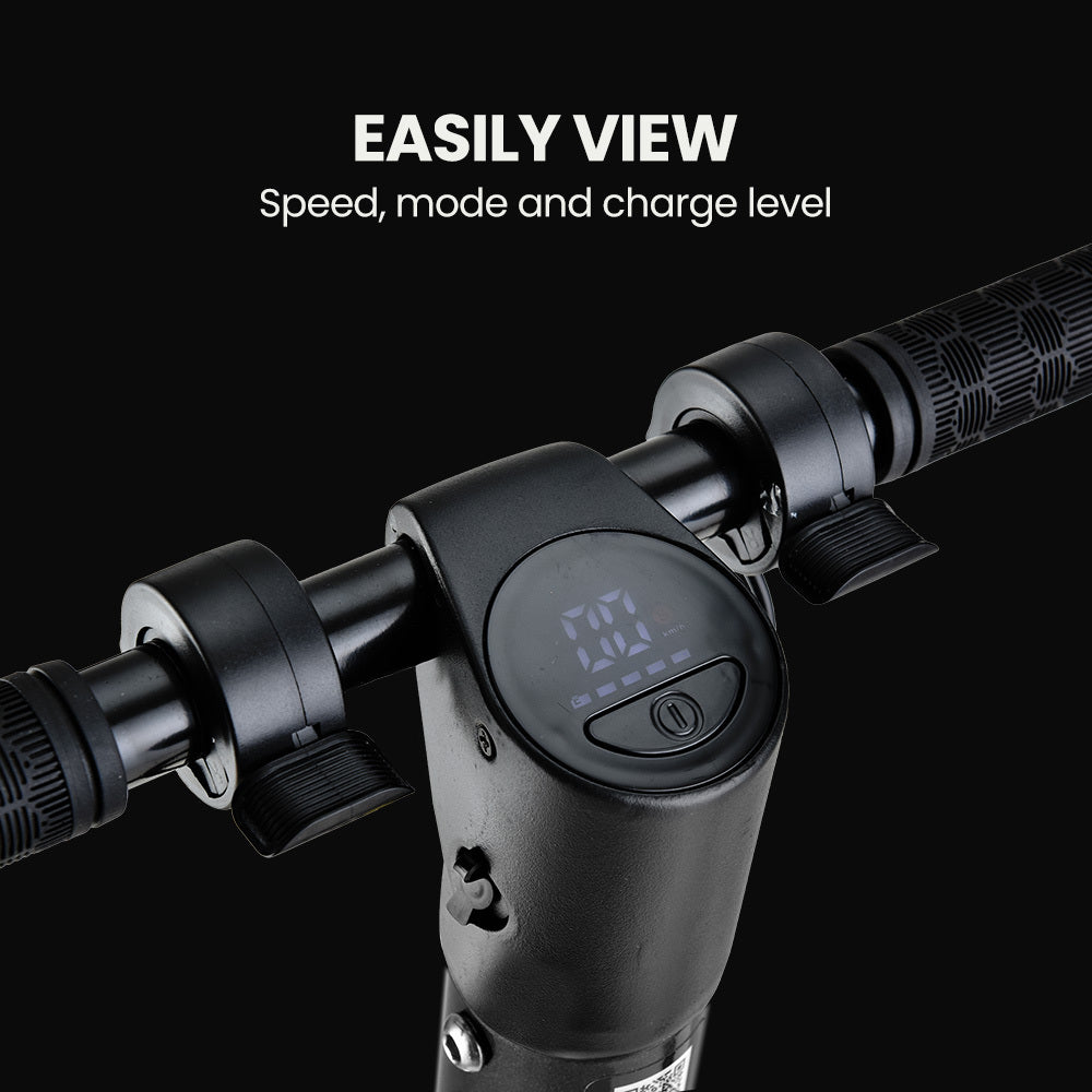 ALPHA Peak 300W Electric Scooter 10Ah Suspension Adults & Teens Black