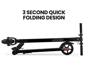 ALPHA Peak 300W Electric Scooter 10Ah Suspension Adults & Teens Black