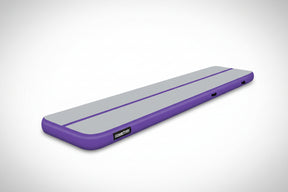 Powertrain Airtrack 20cm Thick 4m x 1m Inflatable Gymnastics Tumbling Mat Air Track - Purple