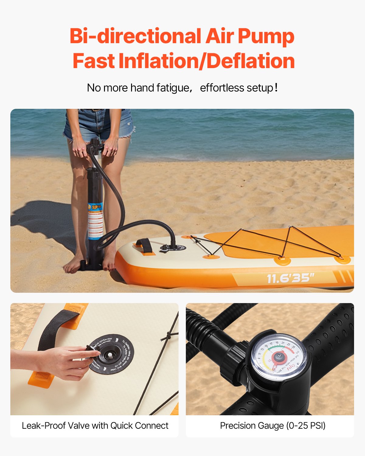 Inflatable Stand Up Paddle Board, 3.53m x 89cm x 15cm Wide Ultra-Light SUP Paddleboard, All Accessories Included, Pump, Paddle, Fin, Backpack, Ankle Leash, Strap, Non-slip Deck for Youth, Adults