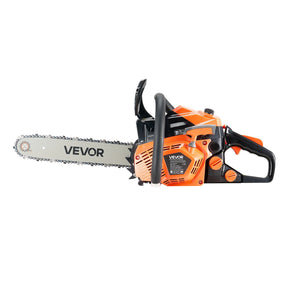 40 cc Gas Chainsaw, 355 mm Gas Powered Chainsaw, 1.3 kW Power Chain Saw with Non-Slip Handle, Gas-Powered Chainsaws with Dual Fuel Tanks, For Wood Cutting, Tree Trimming, and Land Clearing