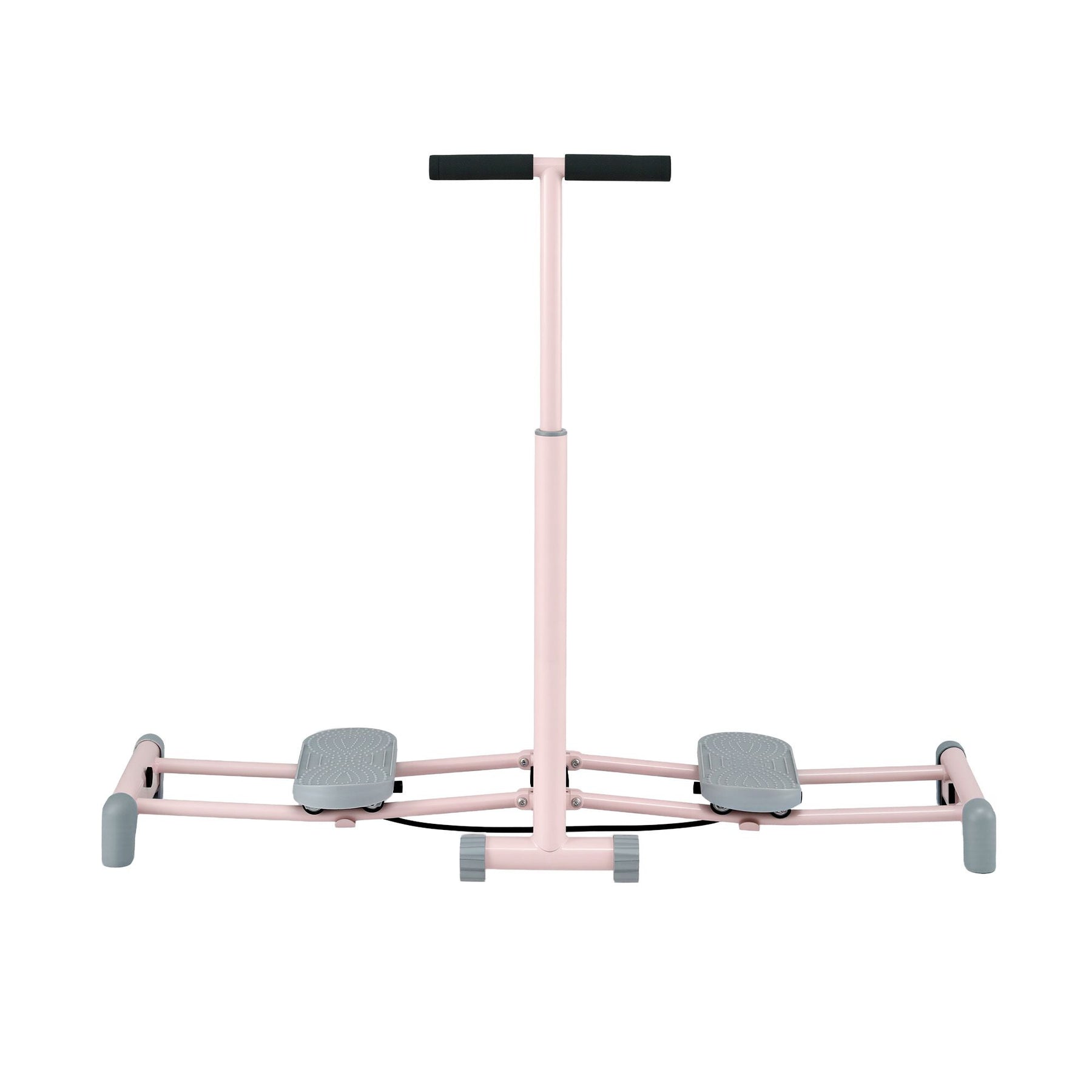 Everfit Foldable Ski Exercise Machine Leg Thigh Trainer Home Fitness Cardio Pink