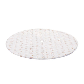 Jingle Jollys Christmas Tree Skirt 120cm Snowflake Ornaments Xmas Decorations