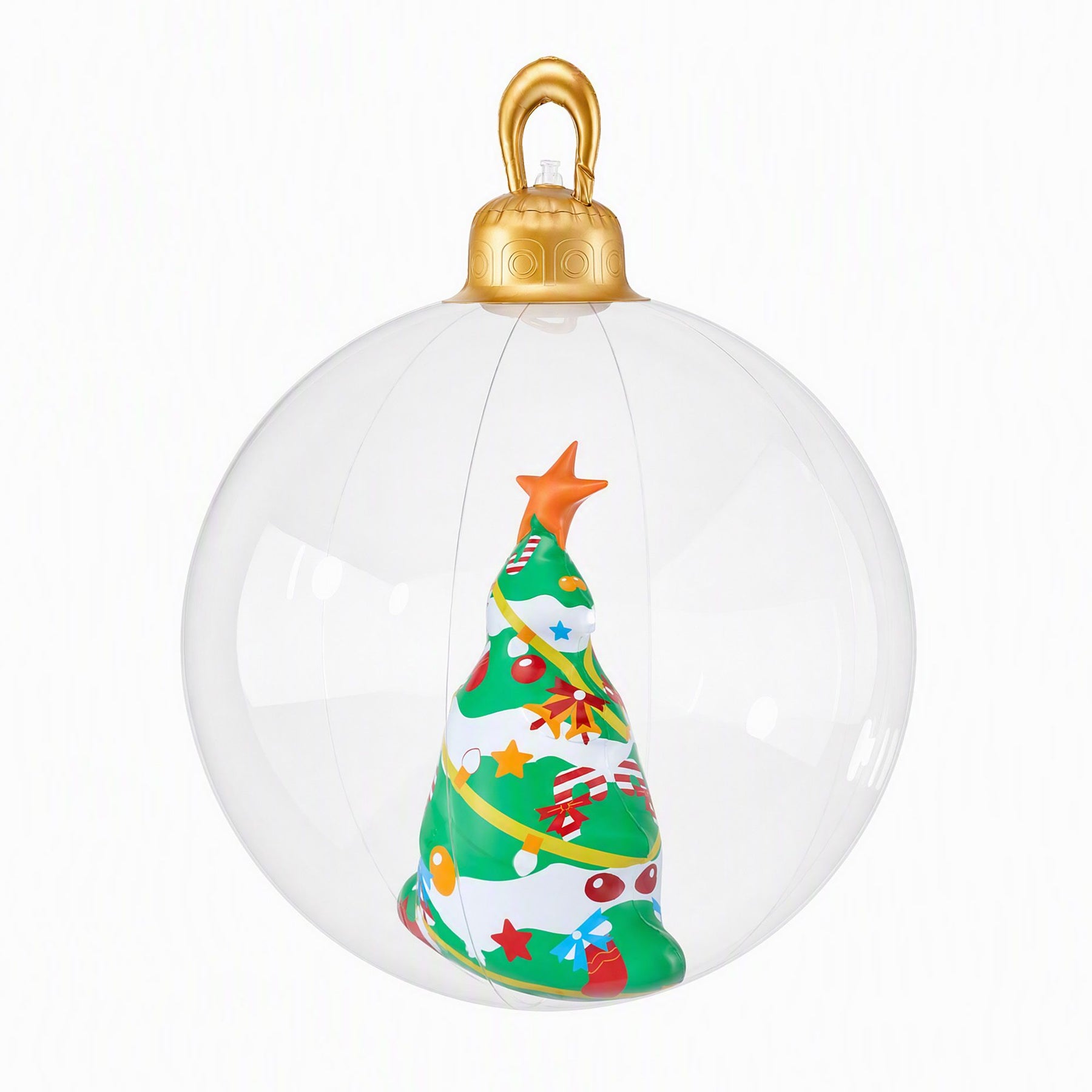 Jingle Jollys Christmas Inflatable Ball 60cm Tree Decoration Giant Bauble Clear