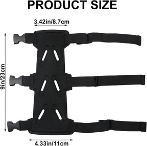 Archery Arm Guards - 1 Piece - Black - Adjustable - Wrist & Forearm Protection - Unisex - Suitable for Teens & Adults - SportZone.co.nz