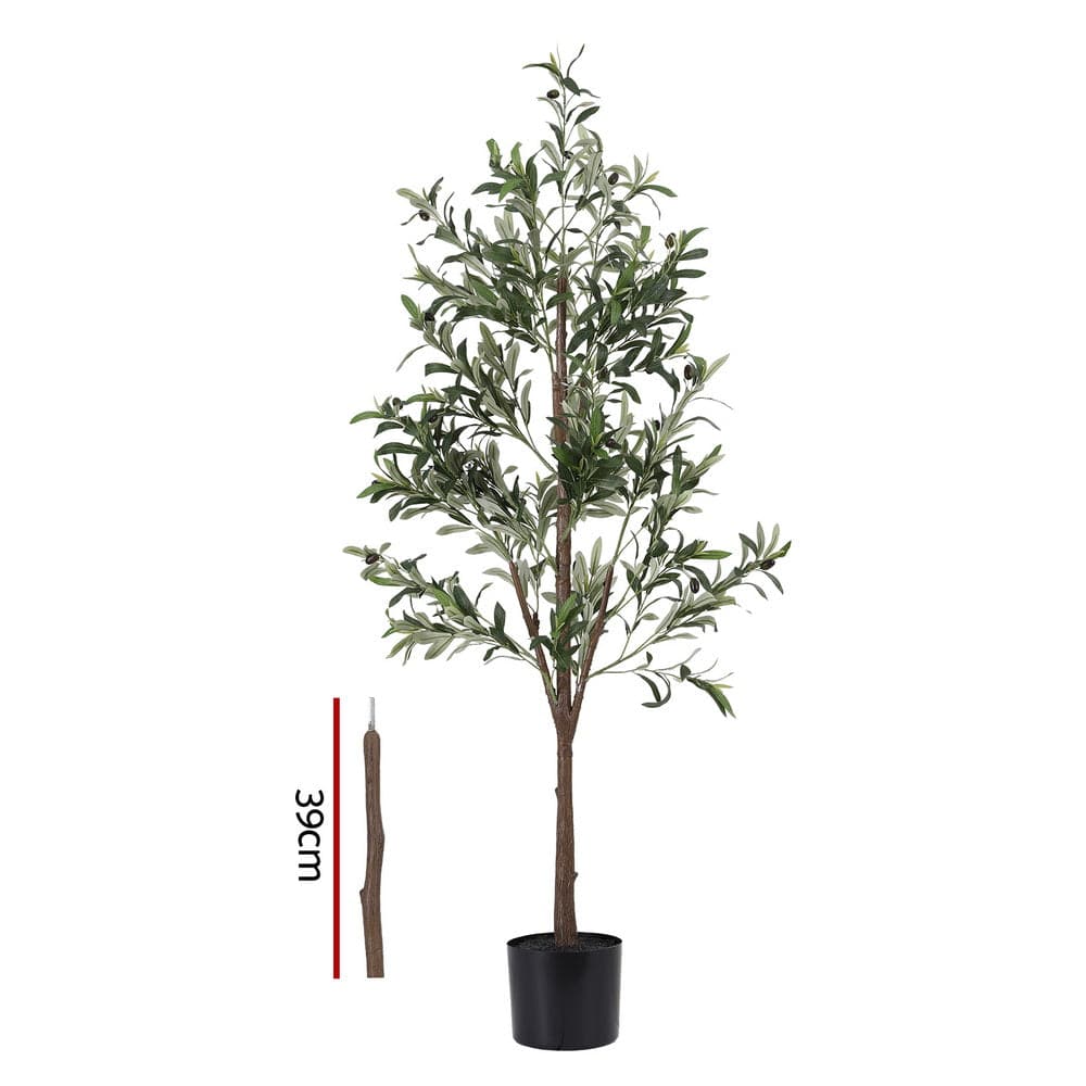 Artiss 180cm Artificial Olive Tree Faux Trees Indoor Decor Artificial Plants Lifelike Plant 1.8M - SportZone.co.nz