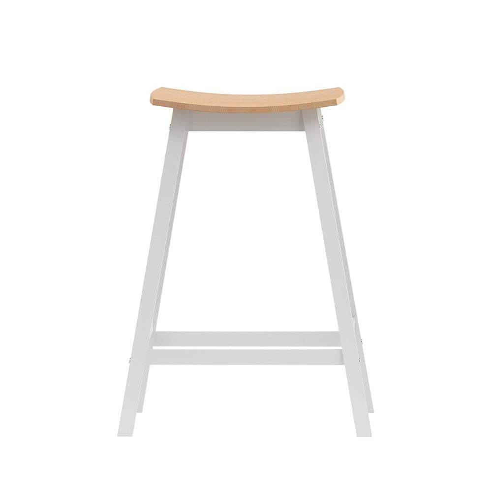 Artiss 2x Bar Stools Wooden Chairs Oak - SportZone.co.nz