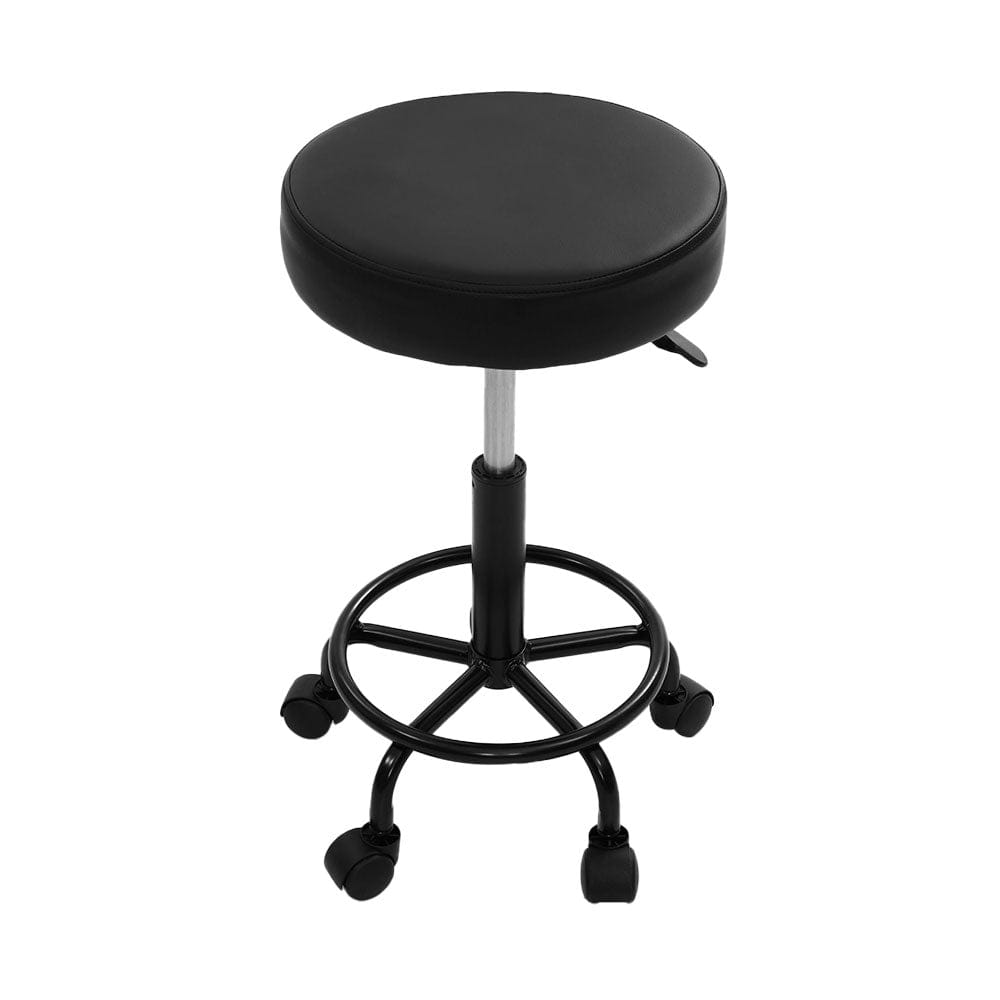Artiss 2x Salon Stool Round Swivel Chair - SportZone.co.nz