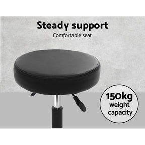 Artiss 2x Salon Stool Round Swivel Chair - SportZone.co.nz