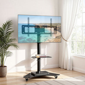 Artiss 40 - 100" TV Stand Mount Bracket Universal Adjustable Height with Wheels - SportZone.co.nz