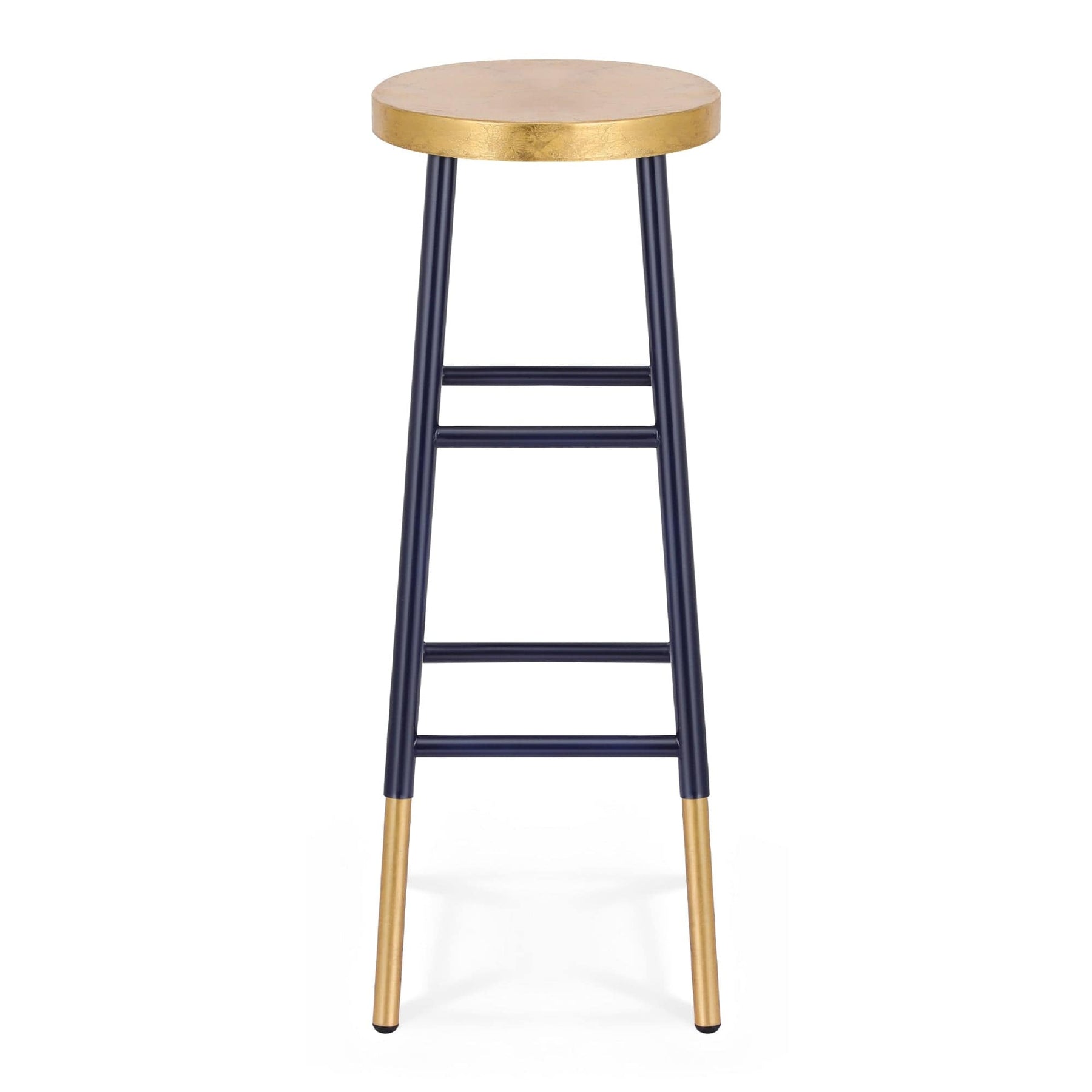 Artiss Bar Stools Metal Gold Navy - SportZone.co.nz