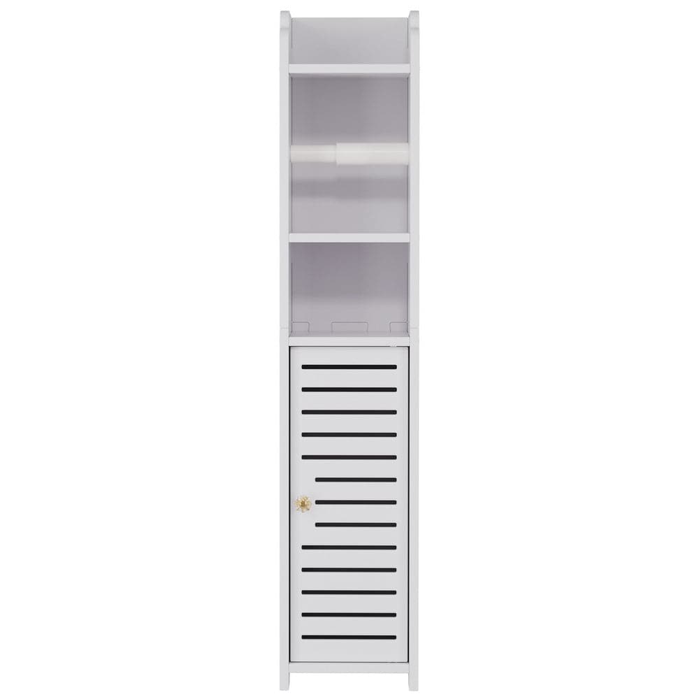Artiss Bathroom Cabinet Toilet Roll Holder Tissue Organizer 3 Tier Floor Cabinet - SportZone.co.nz