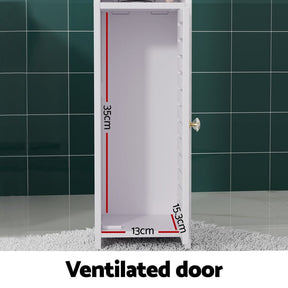 Artiss Bathroom Cabinet Toilet Roll Holder Tissue Organizer 3 Tier Floor Cabinet - SportZone.co.nz