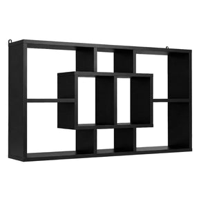 Artiss Floating Wall Shelves Bookshelf Black - SportZone.co.nz