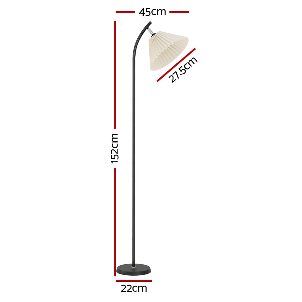 Artiss Floor Lamp LED Light Stand Modern Home Living Room Office Reading White - SportZone.co.nz