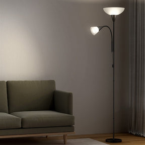 Artiss Floor Lamp Mother and Child Modern Home Living Room Office Reading Black - SportZone.co.nz