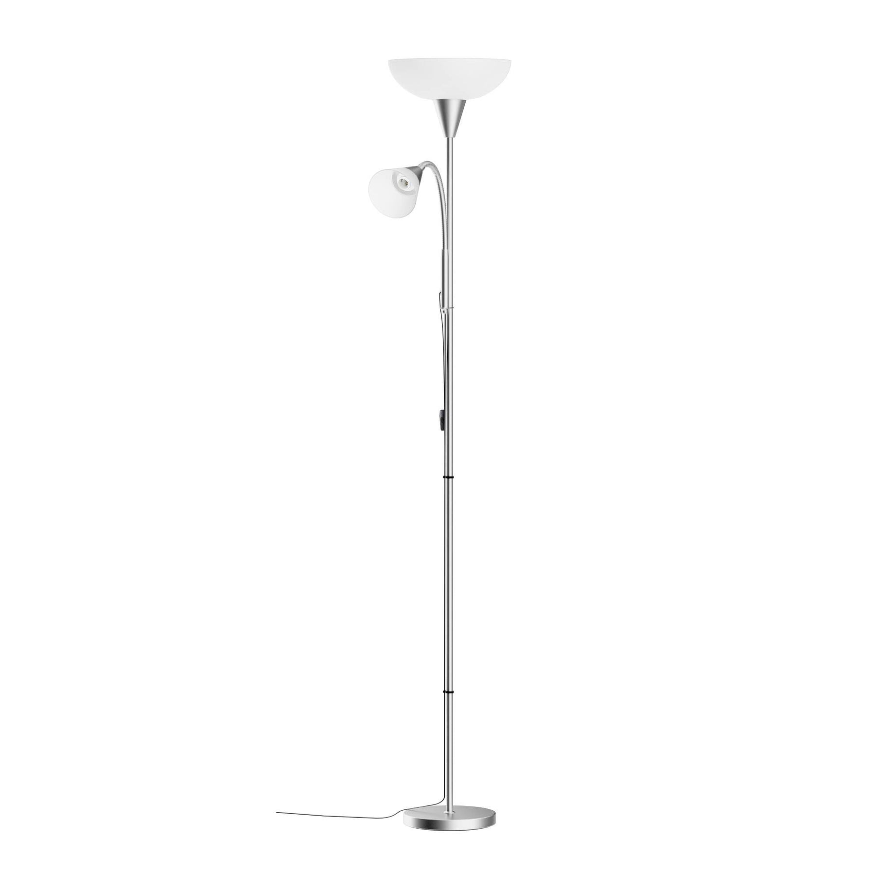Artiss Floor Lamp Mother and Child Modern Home Living Room Office Reading Silver - SportZone.co.nz