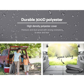 Artiss Floor Lounge Sofa Camping Chair Grey - SportZone.co.nz