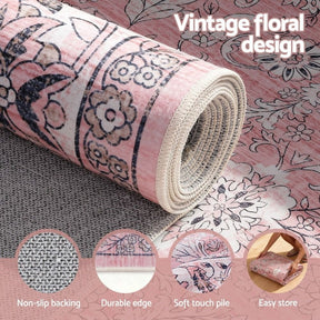 Artiss Floor Rug 240X340cm Large Washable Area Rug Vintage Living Room Carpet - SportZone.co.nz