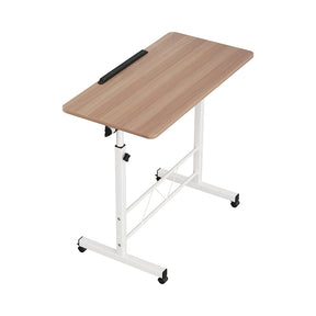 Artiss Laptop Desk Table Adjustable 80CM Light Wood - SportZone.co.nz
