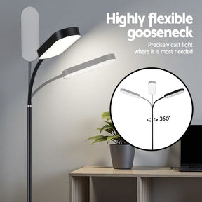 Artiss LED Floor Lamp with Remote Control & 4 Color Temperature Reading Living Room Bedroom Office - SportZone.co.nz
