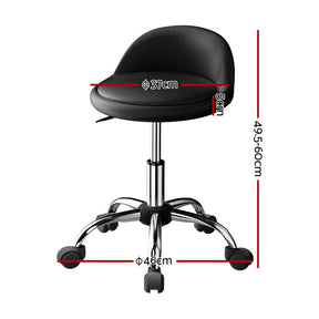 Artiss Salon Stool Swivel Chair Backrest Chairs - SportZone.co.nz