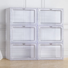 Artiss Shoe Box DIY Set of 6 Stackable Magnetic Door - SportZone.co.nz