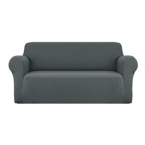 Artiss Sofa Cover Couch Covers 3 Seater Stretch Grey - SportZone.co.nz
