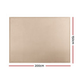 Artiss Tatami Mat Floor Mattress 3cm Thick Futon Mattresses Mellow Mat Rugs Living Room Beige - SportZone.co.nz