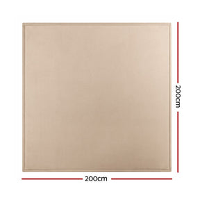 Artiss Tatami Mat Floor Mattress 3cm Thick Futon Mattresses Mellow Mat Rugs Living Room Beige - SportZone.co.nz