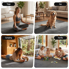 Artiss Tatami Mat Floor Mattress 3cm Thick Futon Mattresses Mellow Mat Rugs Living Room Grey - SportZone.co.nz