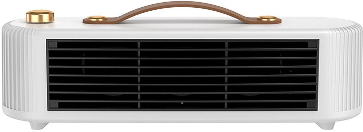 Auxiliary heater, small solar electric heater for home, office or workspace use (White) - SportZone.co.nz