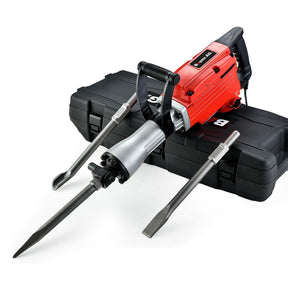 Baumr-AG 2200W Electric Demolition Jackhammer | Pro Concrete Breaker with 3 Chisels - SportZone.co.nz