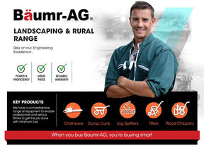 Baumr-AG 62CC Petrol Commercial Chainsaw 20 Bar E-Start Pruning Chain Saw - SportZone.co.nz
