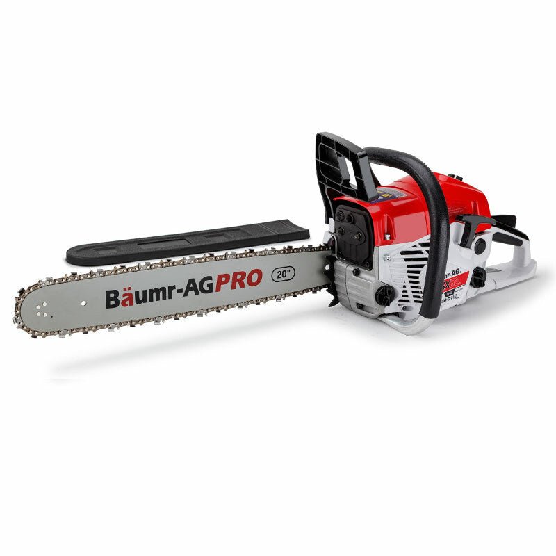 Baumr-AG 62CC Petrol Commercial Chainsaw 20 Bar E-Start Pruning Chain Saw - SportZone.co.nz