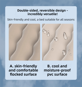 Beige Multi - Chamber Car Inflatable Air Mattress with Electric Pump, Storage Bag & Pillows for Universal Trunk Sleeping and Camping (174 x 126 CM) - SportZone.co.nz