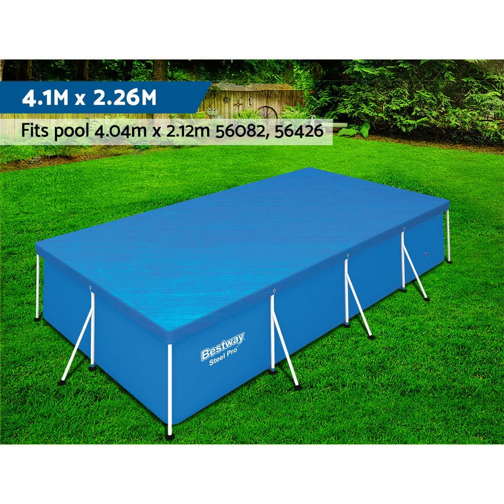 Bestway 58017 Pool Cover Fits 4x2.11m Above Ground Swimming Pool PE Blanket - SportZone.co.nz