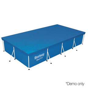 Bestway 58017 Pool Cover Fits 4x2.11m Above Ground Swimming Pool PE Blanket - SportZone.co.nz