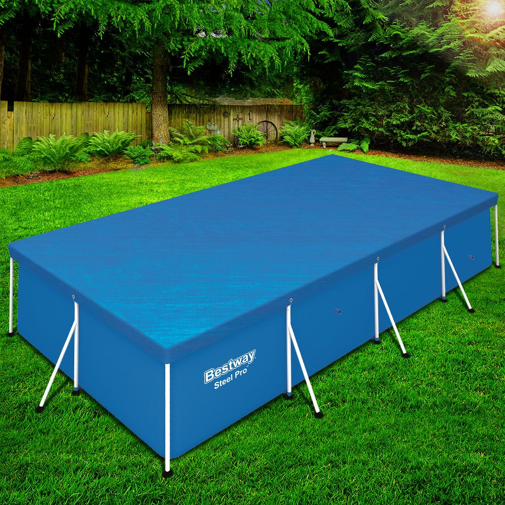 Bestway 58017 Pool Cover Fits 4x2.11m Above Ground Swimming Pool PE Blanket - SportZone.co.nz