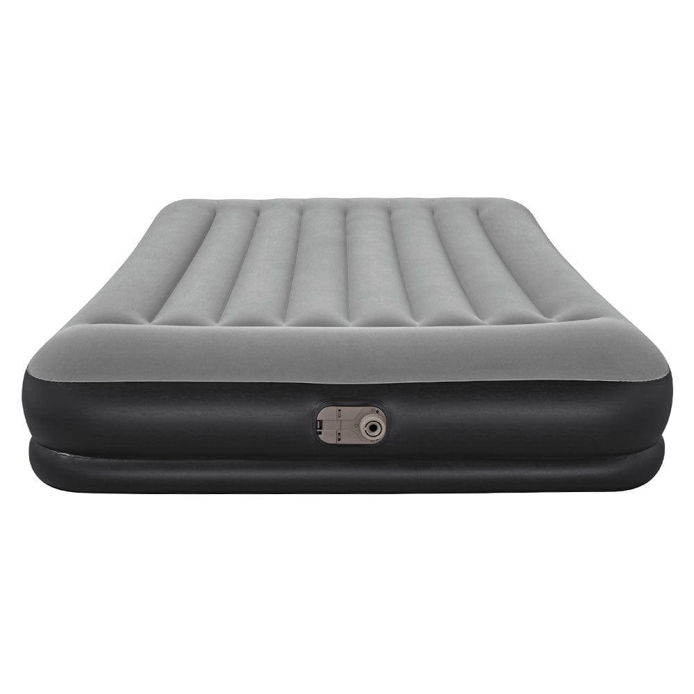 Bestway Air Bed Beds Mattress Premium Inflatable Built - in Pump Queen Size - SportZone.co.nz