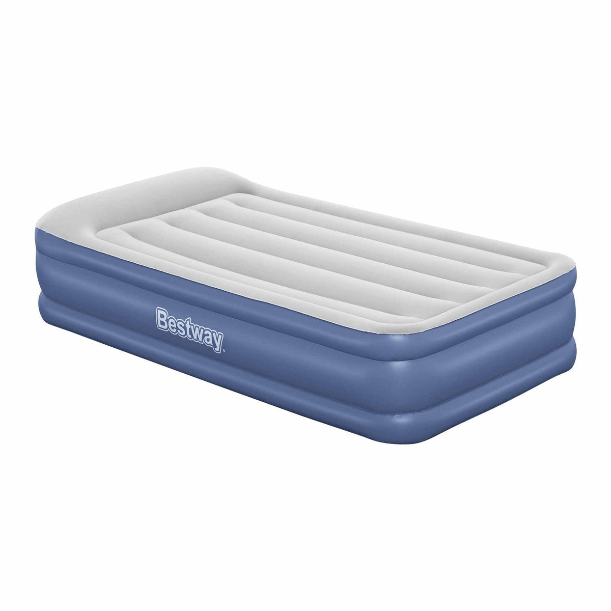 Bestway Air Mattress Inflatable Bed 46cm Airbed Single Blue - SportZone.co.nz