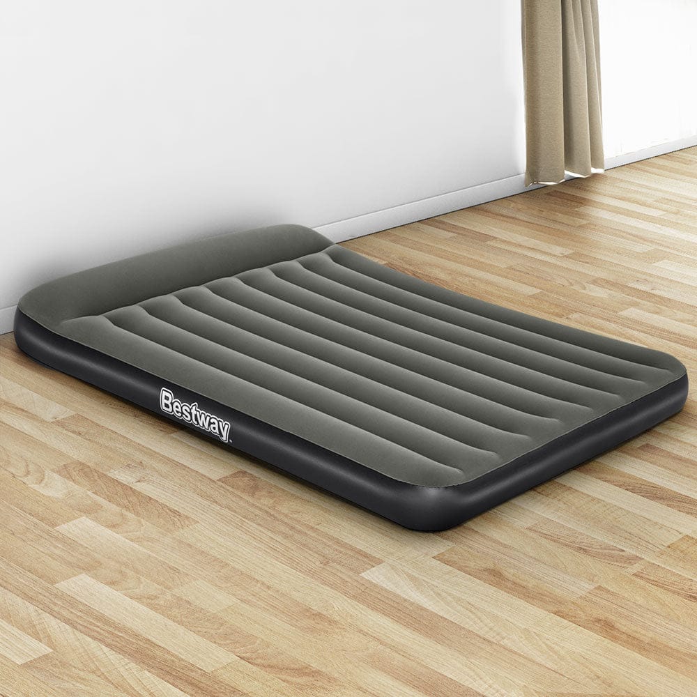 Bestway Air Mattress Queen Inflatable Bed 30cm Airbed Grey - SportZone.co.nz