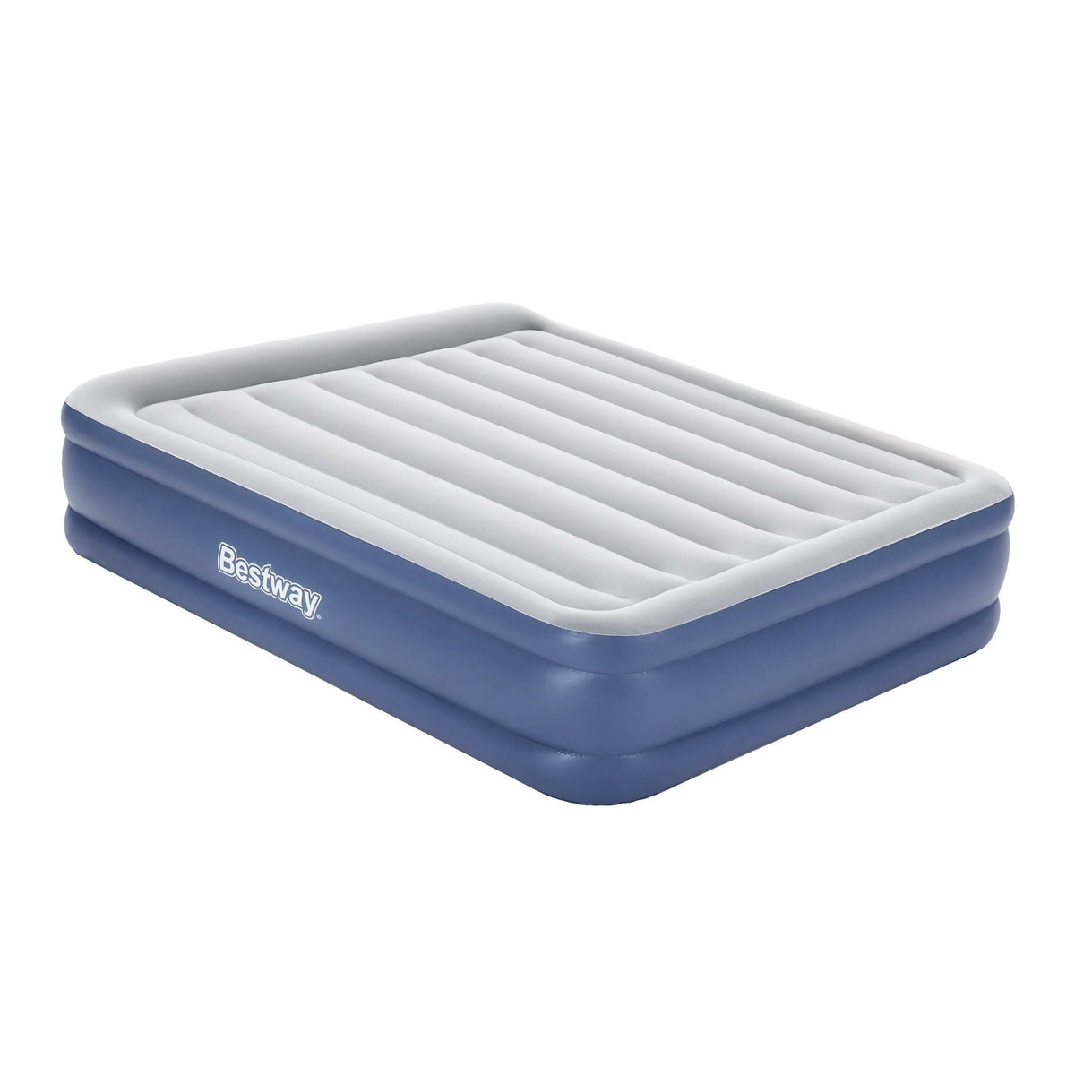 Bestway Air Mattress Queen Inflatable Bed 46cm Airbed Blue - SportZone.co.nz