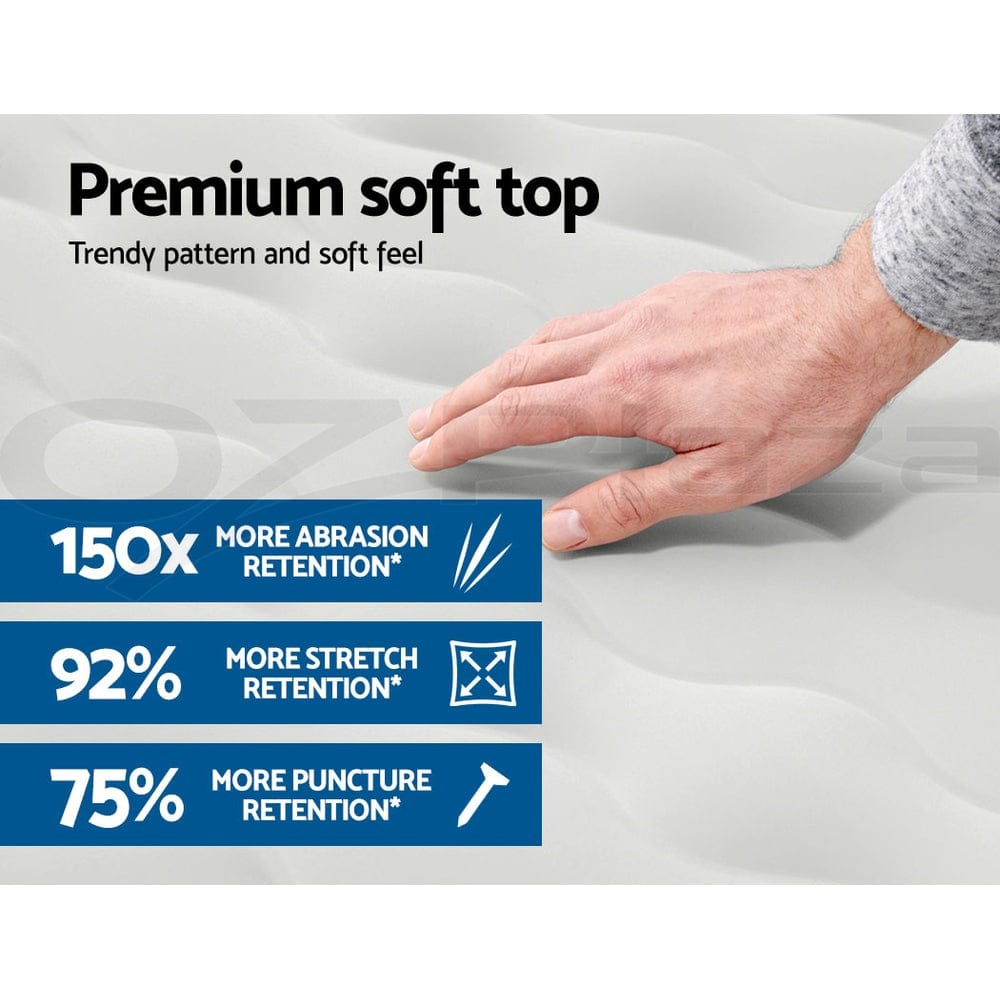 Bestway Air Mattress Queen Inflatable Bed 46cm Airbed Grey - SportZone.co.nz