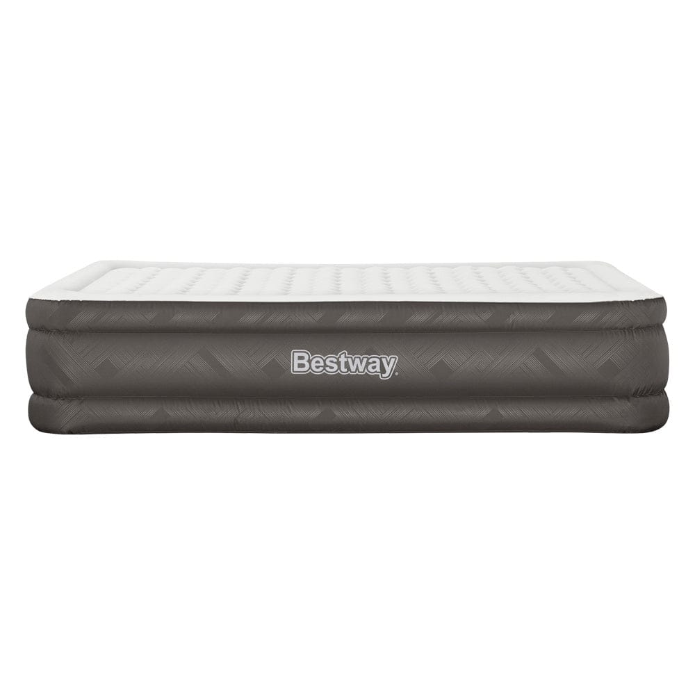 Bestway Air Mattress Queen Inflatable Bed 46cm Airbed Grey - SportZone.co.nz